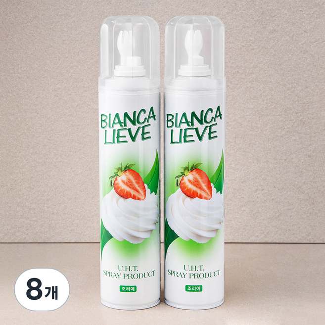 비안카리에베 휩 크림 스프레이, 500g, 8개