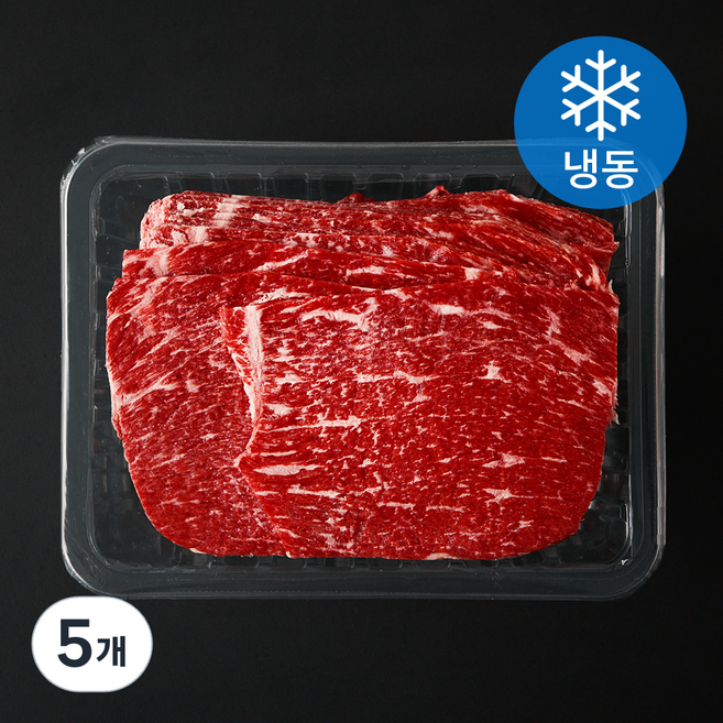 이플원 미국산 설깃살 육전용 (냉동), 600g, 5개