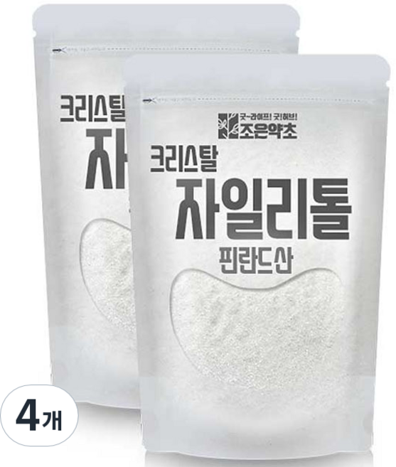 조은약초 프리미엄 자일리톨 크리스탈, 400g, 4개