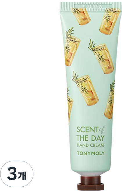 토니모리 센트 오브 더 데이 핸드크림 쏘프레쉬, 30ml, 3개