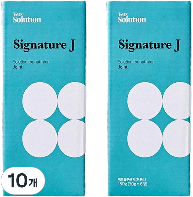 베츠솔루션 고양이 시그니쳐캔 J 6p, 관절, 180g, 10개