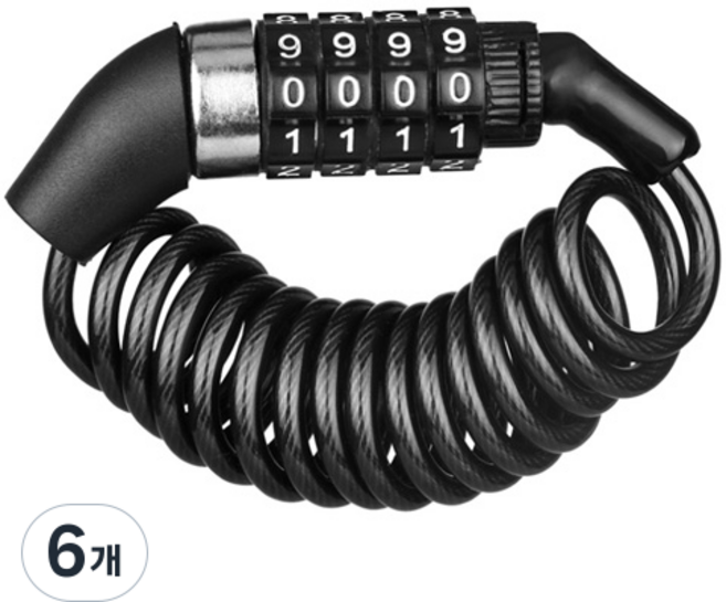 AMOLRIGHT 鎖 AML-03, 黑色, 6個