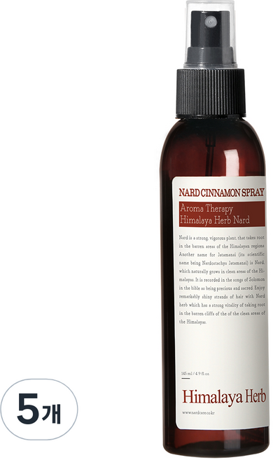 부케가르니 나드 시나몬 스프레이, 5개, 145ml