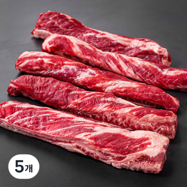 미국산 소갈비살 리테일팩(원육) (냉장), 0.9kg, 5개