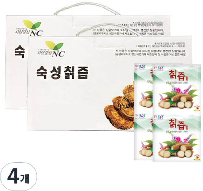 숙성 칡즙 30p, 2.4L, 4개