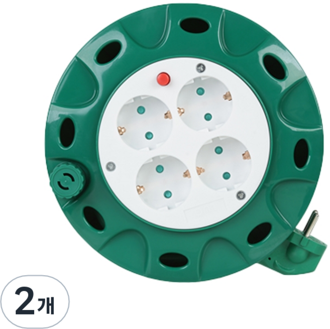 러그 스타박스 코드릴 멀티릴선 4구 1.0SQ, 5m, 그린, 2개
