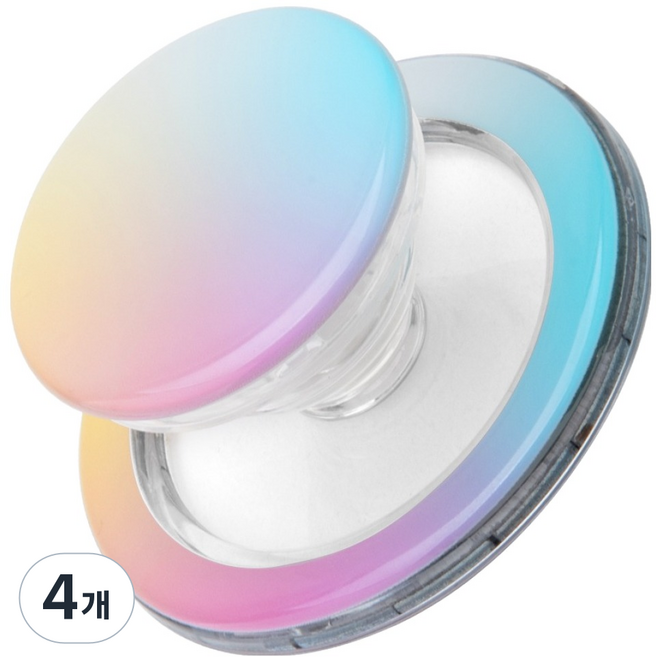 구스페리 컬러 팔레트 맥세이프 톡 거치대, 믹스퍼플, 4개