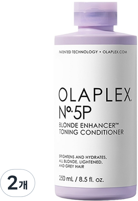 올라플렉스 NO.5P 블론드 인핸서 토닝 컨디셔너, 250ml, 2개