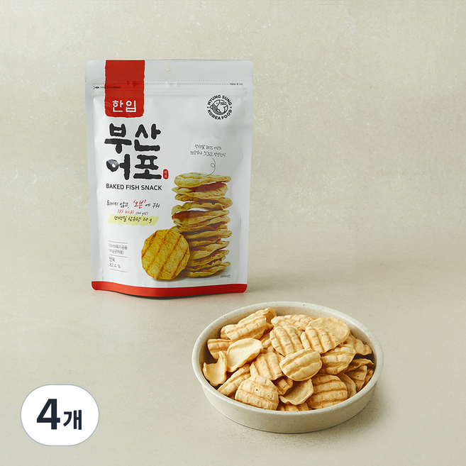 부산어포 한입, 4개, 110g
