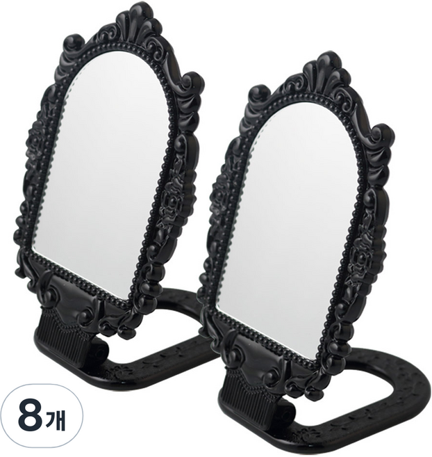 세븐스타 라비나 스탠드거울 소, 블랙, 8개