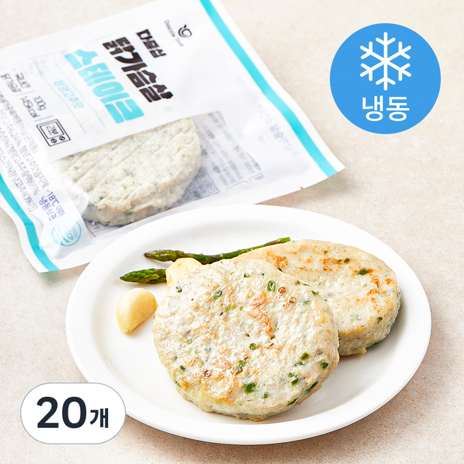 다즐샵 닭가슴살 스테이크 청양고추맛 (냉동), 100g, 1개입, 20개