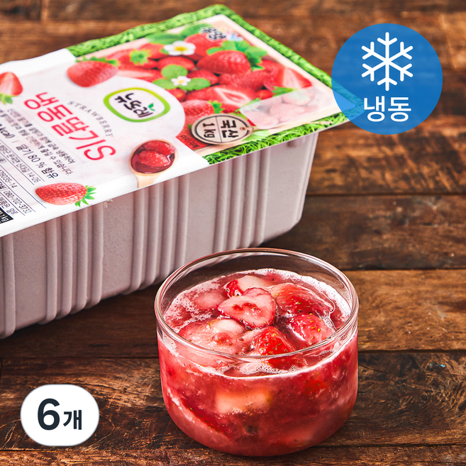 뉴뜨레 딸기 S (냉동), 1kg, 6개