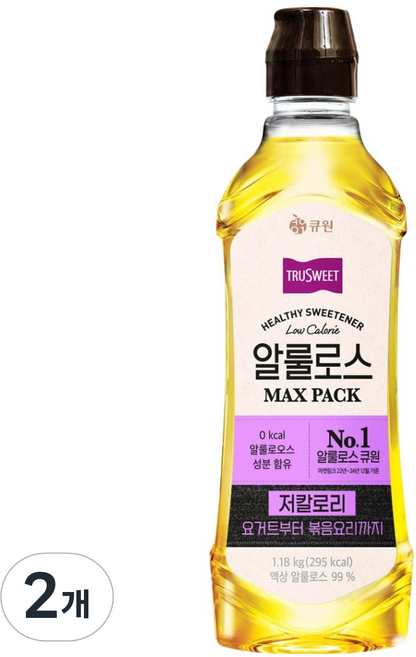 TRUSWEET Qwon阿洛酮糖 MAX PACK, 2個