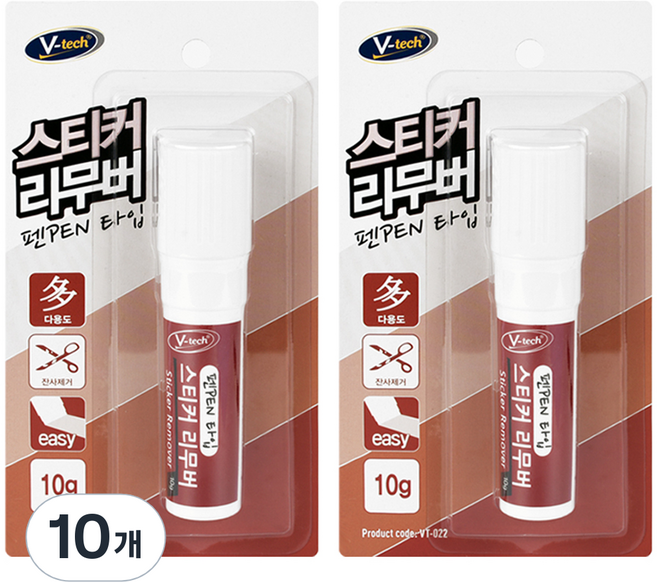 Vtech 스티커 제거제 펜타입, 10개