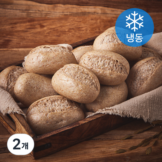 브레밀 미니 통밀 프렌치롤 (냉동), 28g, 15개입, 2개