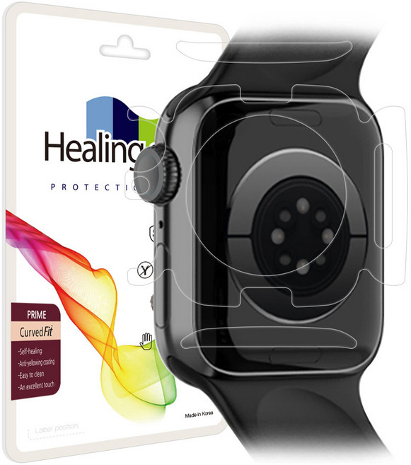 힐링쉴드 프라임 고광택 측후면필름 2p, 1세트