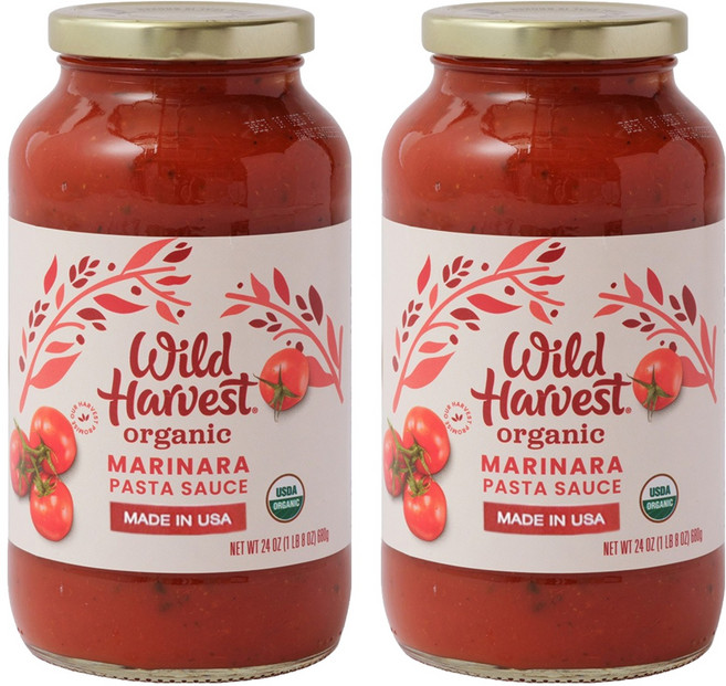 와일드하베스트 유기농 마리나라 파스타 소스, 680g, 2개