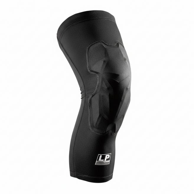 LP SUPPORT 運動防護系列 強盾防撞膝護套 IM710, 黑色, 1個