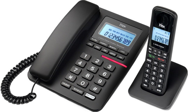 iTEK 가정용 사무실 업소용 발신자 유무선 전화기, IK-3010