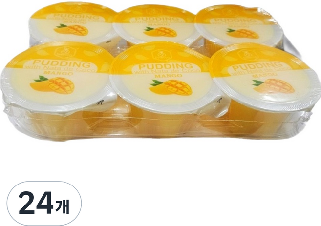 Swecco 酸甜Swico芒果布丁, 24個, 80g