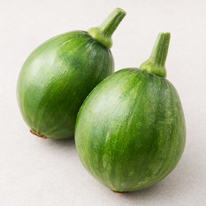 국내산 둥근 호박, 2개입, 1개