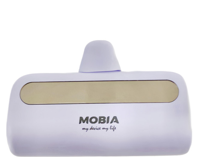 MOBIA 摩比亞 IPH膠囊隨身充 5000mAh Lightning, MP-RL05, 紫色