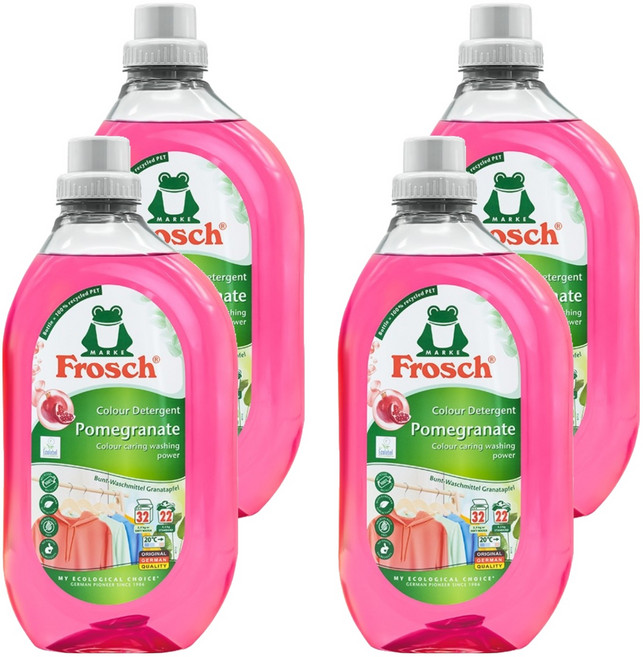 프로쉬 석류 컬러케어 세탁세제 본품, 1.5L, 4개