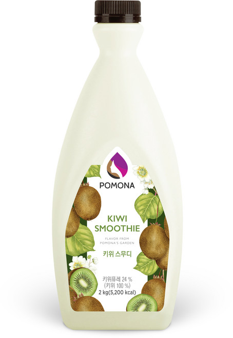 포모나 스무디 시럽 키위, 2kg, 1개