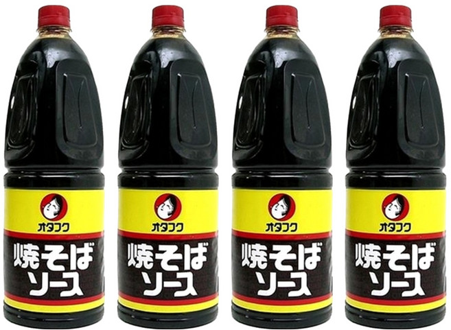 오타후쿠 야끼소바 소스 업소용, 2.2kg, 4개