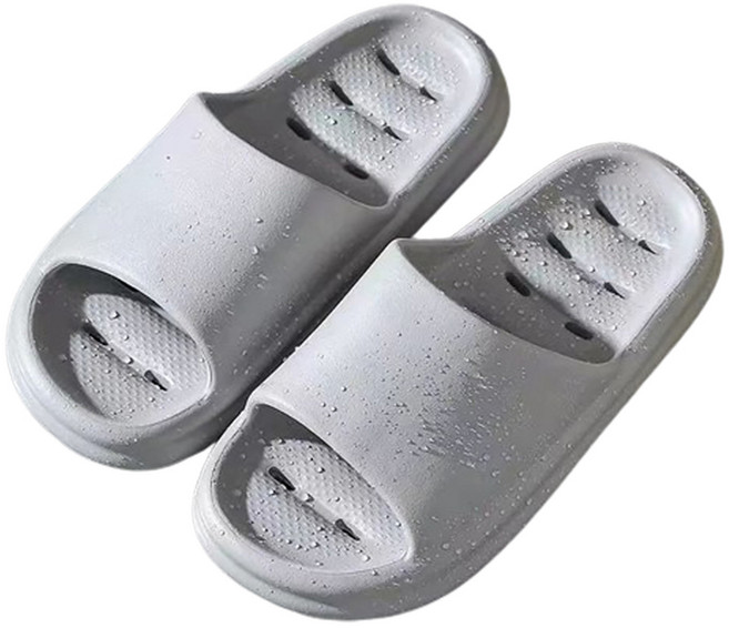 더뉴몰 미끄럼방지 물때 안끼는 화장실 슬리퍼, 그레이, 1개