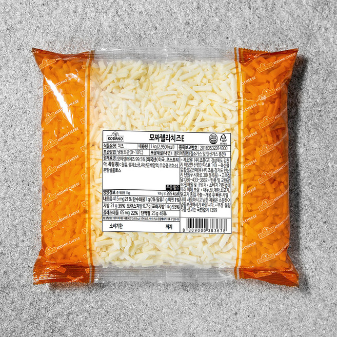 코다노 모짜렐라치즈 E, 1kg, 1개입, 1개
