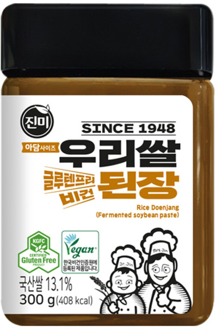 진미 우리쌀 된장, 300g, 1개