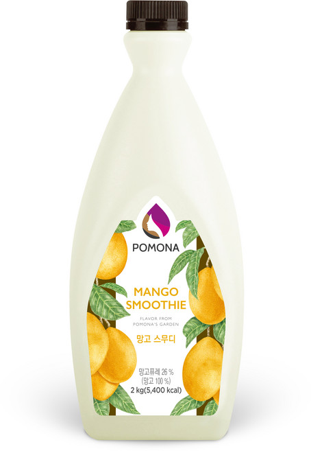 포모나 망고 스무디 시럽, 2kg, 1개