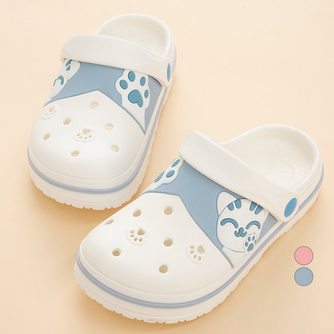 롤리트리 아동용 고양이 디자인 EVA 샌들