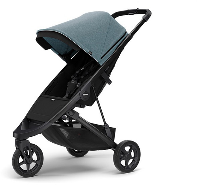 툴레 스프링 유모차, 블랙 프레임 + 멜란지 틸