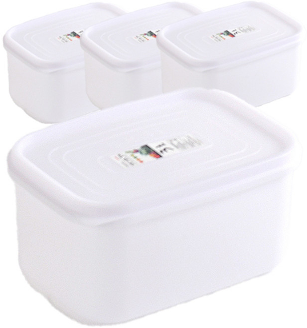 업소용 사각 탱크 백밀폐락 용기 3호, 3L, 4개