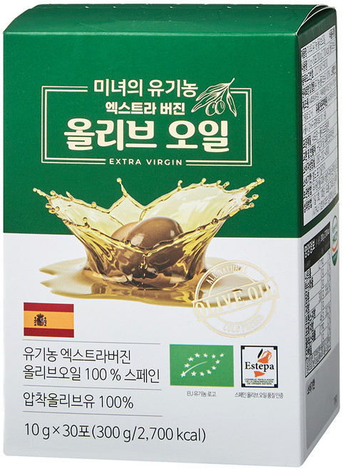 RODZINA 美女有機特級初榨西班牙橄欖油條 30入, 300g, 1個