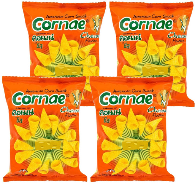 Cornae 玉米金牛角餅乾 起司, 48g, 4包