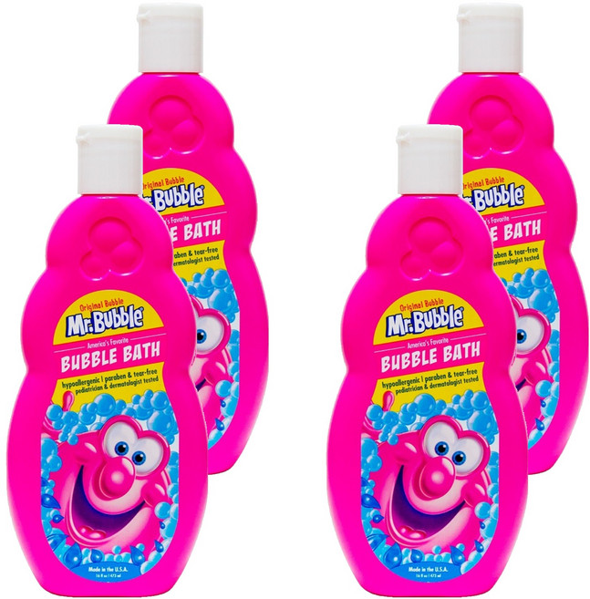 Mr.Bubble 兒童泡泡浴, 473ml, 4瓶