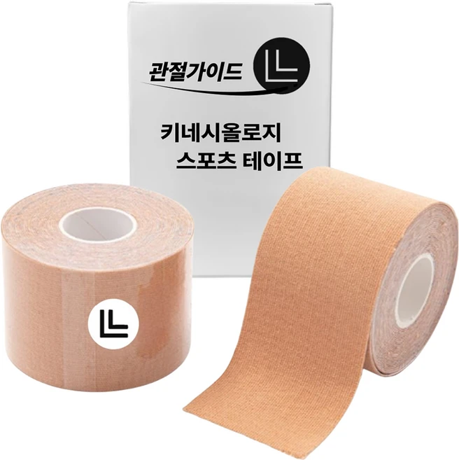 관절가이드 스포츠 키네시올로지 근육테이프 스킨, 2개 - 쿠팡