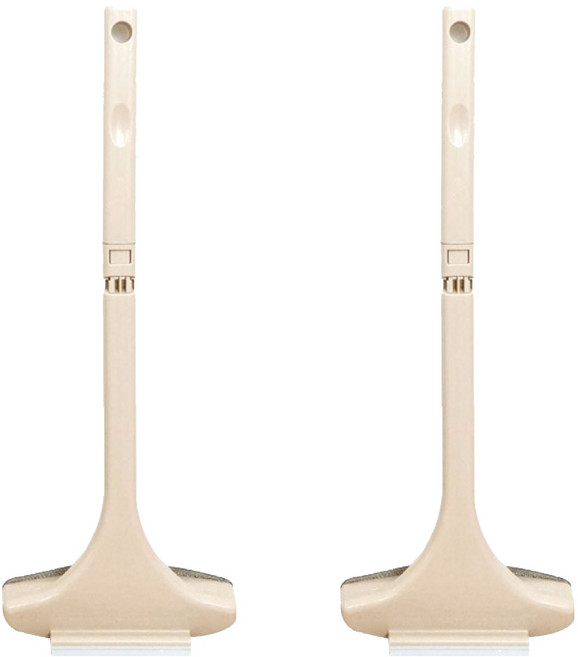 2in1 방충망 먼지제거 청소솔, 아이보리, 2개