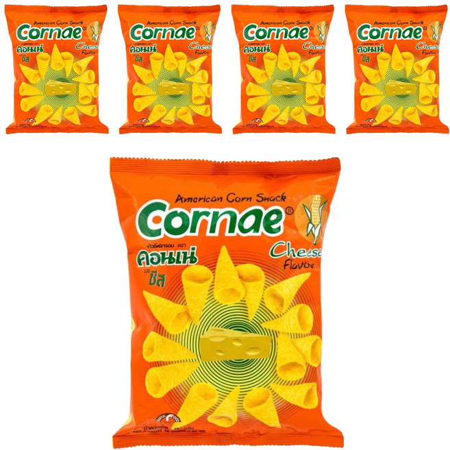 Cornae 玉米金牛角餅乾 起司, 48g, 5包