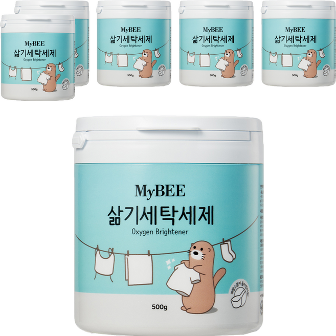 마이비 삶기세탁 유아 세제, 500g, 6개