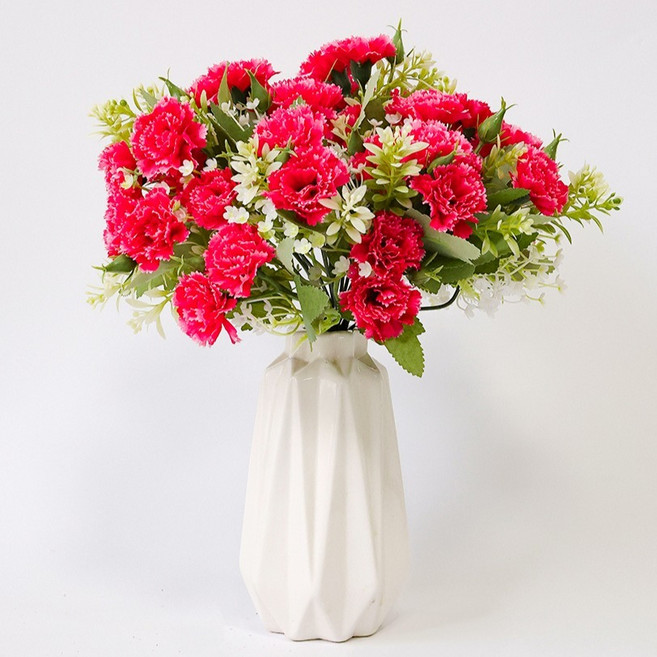 안개 카네이션 조화, 투톤핑크, 3개