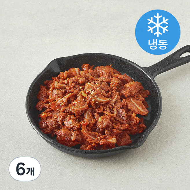 홈스쿡 매콤한 오돌뼈볶음 (냉동), 6개, 200g