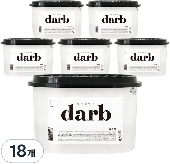 답이답이다 제습제 본품, 520ml, 18개