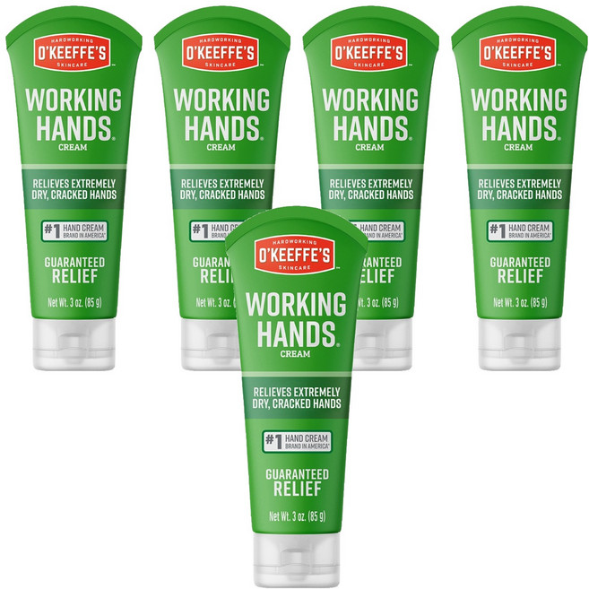 오킵스 워킹핸즈 핸드크림 튜브, 85g, 5개