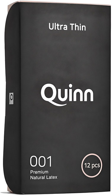 Quinn 001 울트라씬 초박형 콘돔, 12개입, 1개