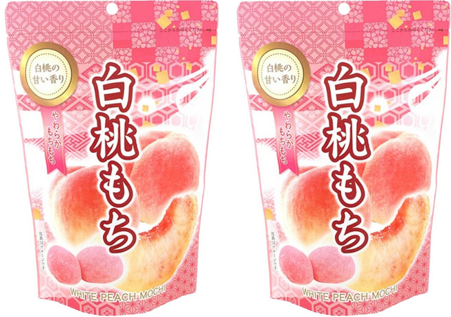 세이키 복숭아 모찌, 2개, 120g