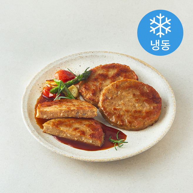 하늘푸드 실속함박 스테이크 10개입 (냉동), 600g, 1개